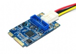 Mini pcie to 19 pin USB3.0 converter card