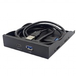 3.5” front 2 Ports USB 3.1 type C + A panel